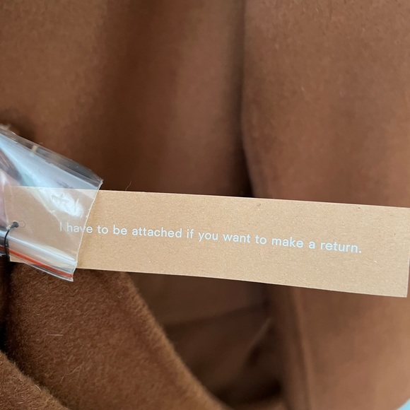 NWT Reformation Hayden Coat- Cinnamon - Picture 7 of 8